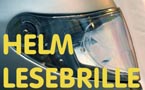 Details zur Lesebrille im Helm